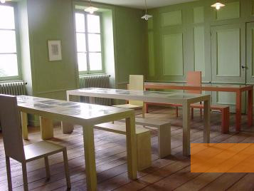 Image: Izieu, 2001, Former dining room, today part of the permanent exhibition, Maison d’Izieu