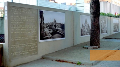 Image: Strasbourg, 2012, Memorials to the Old Synagogue, Claude Truong-Ngoc/Wikimédia Commons