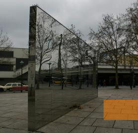 Image: Berlin, 2008, Mirrored Wall Memorial, Stiftung Denkmal, Anne Bobzin