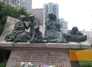 Image: Paris, 2009, Detailed view of the memorial, Kevin Plummer