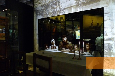 Image: Moscow, 2013, Interactive enactment of a family's sabbath in the shtetl, Barbara Kirshenblatt-Gimblett