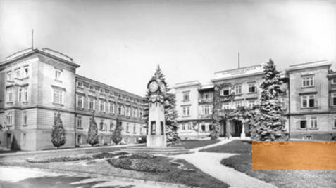 Image: Vienna, undated, Entrance building of the Steinhof Mental Hospital, Gedenkstätte Steinhof