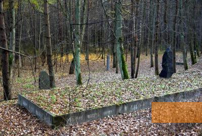 Image: Biķernieki, 2009, Stones marking discovered mass graves, Ronnie Golz