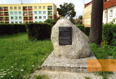 Image: Gołdap, 2009, Monument on the former location of the synagogue, Stiftung Denkmal
