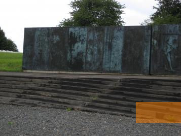 Image: Nordhausen, 2006, The severely corroded copper relief by Heinz Scharr, Stiftung Denkmal