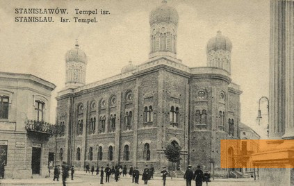 Bild:Stanislau, um 1900, Israelitischer Tempel, Tomasz Wiśniewski