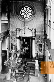 Bild:Kippenheim, vor 1938, Innenraum der Synagoge, Förderverein ehemalige Synagoge Kippenheim