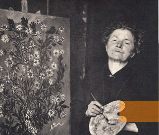 Bild:o.O., o.D., Die Malerin Séraphine Louis (Séraphine de Senlis) starb 1942 in Clermont an Unterernährung, gemeinfrei