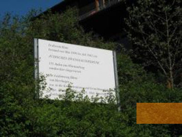 Bild:Herrlingen, 2007, Gedenktafel am ehemaligen Altersheim, Gemeinde Blaustein, Alb-Donau-Kreis, Manfred Kindl
