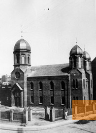 Bild:Rastenburg, o.D., Ansicht der Neuen Synagoge, Yad Vashem
