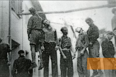 Bild:Prato, 6. September 1944, Erhängte Partisanen in Figline bei Prato, Comune di Prato