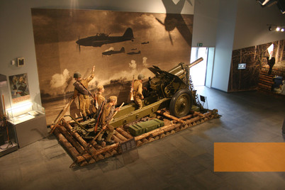 Bild:Minsk, 2014, Blick in die Ausstellung, Belorusskij gosudarstwennyj muzej istorii welikoj otetschestwennoj wojny