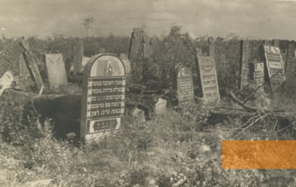Bild:Kysylyn, 1917, Jüdischer Friedhof, www.jewishmag.com