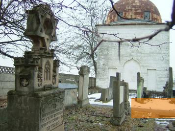 Bild:Radautz, 2006, Auf dem jüdischen Friedhof, Stiftung Denkmal, Roland Ibold