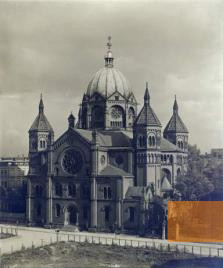 Bild:Breslau, vor 1938, Die Neue Synagoge, Herder-Institut Marburg, Bildarchiv