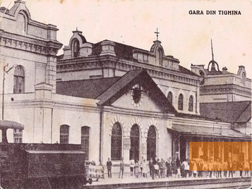Bild:Tighina, 1926, Bahnhofsgebäude, public domain