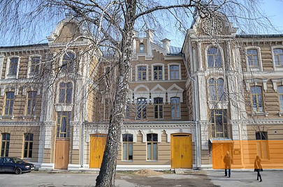 Bild:Grodno, 2017, Die renoierte Große Synagoge, IBB Minsk