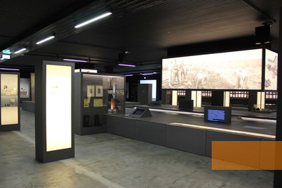 Bild:Esterwegen, 2012, Blick in die Ausstellung, Gedenkstätte Esterwegen