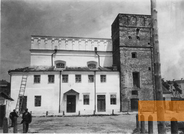 Bild:Luzk, 1924, Die Große Synagoge aus dem 17. Jahrhundert, YIVO Institute