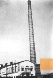 Bild:Trawniki, (o.D.), Auf dem Gelände der Zuckerfabrik von Trawniki war 1942/43 das Zwangsarbeitslager eingerichtet, Scheffler