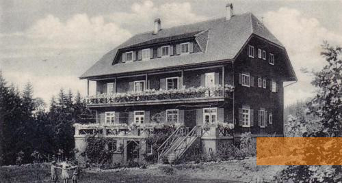 Image: Herrlingen, before 1933, Postcard view of the state boarding school, Ruth Fichtner