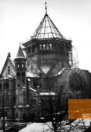 Bild:Straßburg, 1940, Die Synagoge nach dem Brandanschlag vom September 1940, gemeinfrei