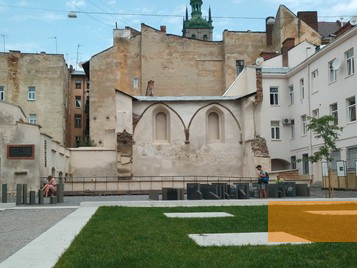 Bild:Lemberg, 2018, »The Space of Synagoues, Stiftung Denkmal, Bozhena Kozakevych