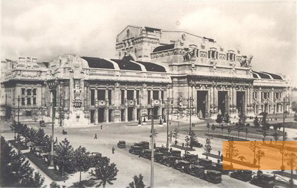Bild:Mailand, 1930er Jahre, Der 1931 eröffnete Hauptbahnhof, gemeinfrei
