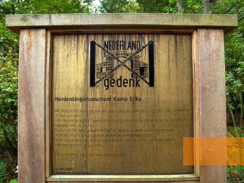Image: Ommen 2007, Memorial plaque on the former camp premises, Streeksmuseum Ommen, Henk Soer