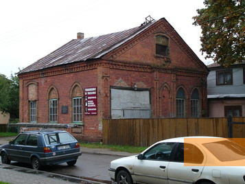 Bild:Panevėžys, 2004, Bis 1940 Gebäude einer Synagoge, Stiftung Denkmal, Nerijus Grigas 