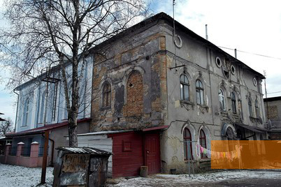 Bild:Busk, 2015, Seitenansicht der ehemaligen Synagoge, Christian Herrmann