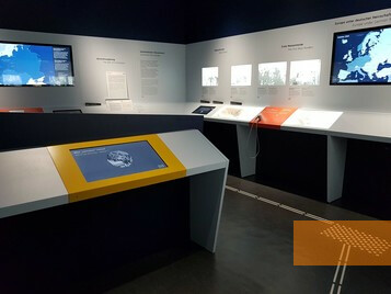 Bild:Berlin, 2020, Blick in die Dauerausstellung, Gedenkstätte Haus der Wannsee-Konferenz, Svea Hammerle