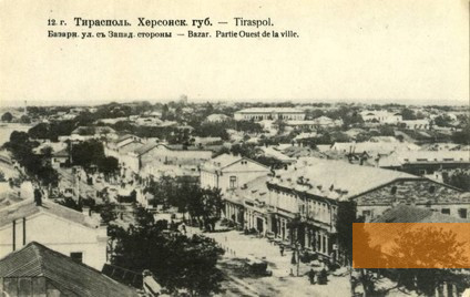 Bild:Tiraspol, o.D., Alte Ortsaufnahme, gemeinfrei