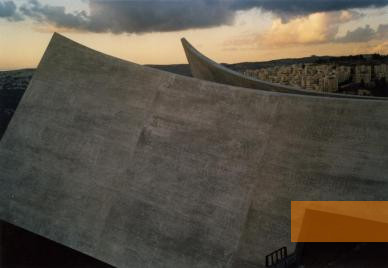 Bild:Jerusalem, o.D., Ansicht des Museumsneubaus, Yad Vashem