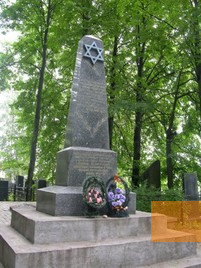 Bild:Mogilew, 2008, Denkmal auf dem Jüdischen Friedhof, Yad Vashem, Alexander Litin