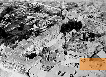 Bild:Moringen, o.D., Luftaufnahme des Geländes aus der NS-Zeit, NLkh Moringen