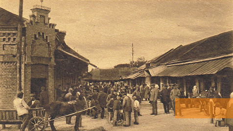 Bild:Kowel, 1930er Jahre, Jüdischer Markt in der Stadt, Israeli Organization of the Jews of Kovel and its Surroundings