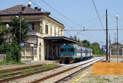 Bild:Borgo San Dalmazzo, 2009, Bahnhof von Borgo San Dalmazzo, Maurizio Boi
