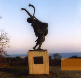 Bild:Gilleleje, 2007, Skulptur »Teka Bashofar Gadol«, Mogens Wulff