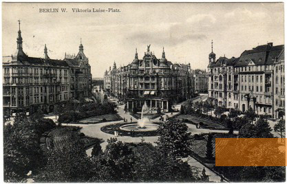 Bild:Berlin-Schöneberg, 1908, Viktoria-Luise-Platz, gemeinfrei