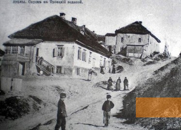 Bild:Lubny, um 1900, Alte Ortsansicht, jewua.org