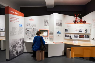 Bild:Berlin, 2018, Blick in die Ausstellung »Alles über Anne«, Anne Frank Zentrum, Gregor Zielke