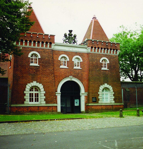 Hamburg, 2003, Gedenkstätte im Torhaus am Suhrenkamp, Archiv KZ-Gedenkstätte Neuengamme