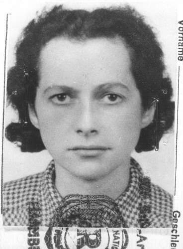 o.D., Zyska Koloszinska, eine der jüdischen Zwangsarbeiterinnen aus Lodz, KZ-Gedenkstätte Neuengamme