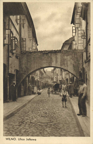Wilna, vor 1939, Torbogen im historischen jüdischen Viertel, Tomasz Wiśniewski