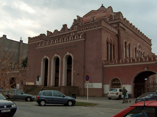 Kaschau, 2004, Ansicht der Synagoge, Stiftung Denkmal