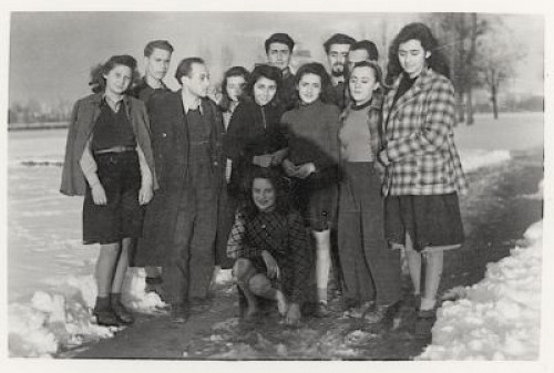 Nonantola, Winter 1943, Kinder und ihre Begleiter, Archivio Storico Comunale di Nonantola