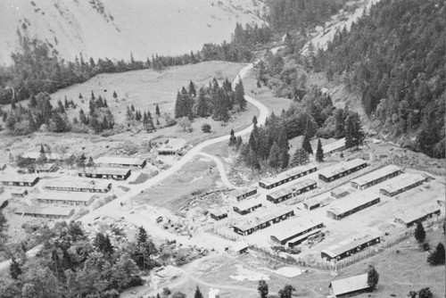 Loibl, 1943, Ansicht des KZ Loibl-Süd, Mauthausen Komitee Kärnten