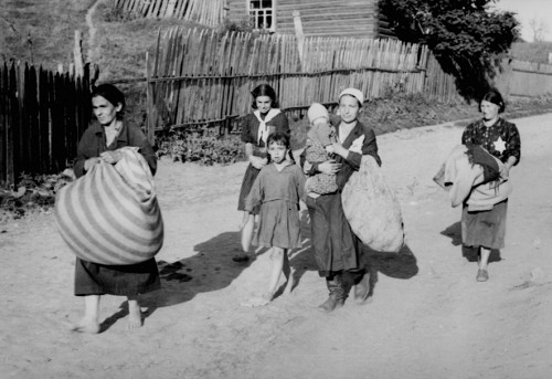 Mogilew, 1941, Juden aus der Umgebung müssen in einen Ghettobezirk umsiedeln, Bundesarchiv, Bild 101I-138-1091-06A