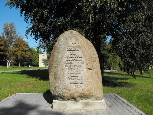 Lida, 2011, Denkmal auf dem ehemaligen jüdischen Friedhof, Vadim Akopyan